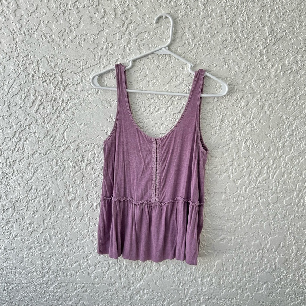purple, baby doll tank top